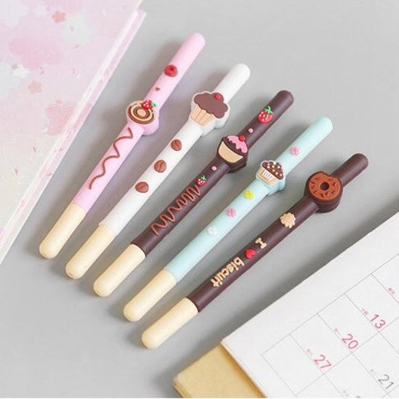 Yummy Biscuit Gel Pen - 2pcs - Picture 7 of 9